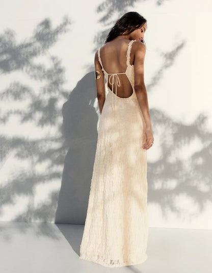 Dainty Lace Midi Dress