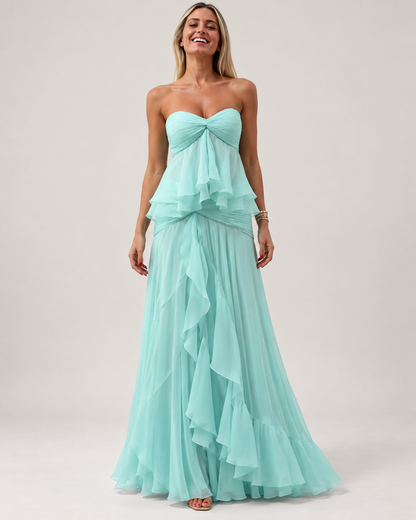 Set Acquamarina Riviera in Chiffon